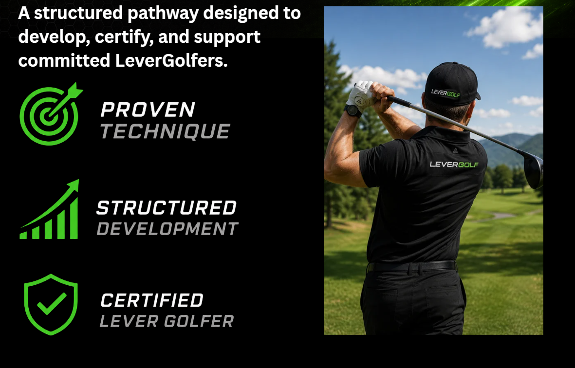 Lever Golf premium golf apparel and accessories designed for performance, comfort and modern style on and off the golf course